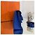 Hermès Borsa Halzan Verso Clemence Gold Hardware Blue Nappa - vista 6