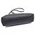 Burberry Clutch a tracolla in pelle di vitello granulata nera con motivo check Nero - vista 4
