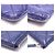 Chanel Clutch della serie Classic Large in agnello blu navy con logo CC argento - vista 6