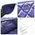 Chanel Clutch della serie Classic Large in agnello blu navy con logo CC argento - vista 7