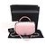 Chanel Anello My Bag Top Handle in pelle di vitello rosa argento - vista 2