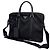 Prada Sac porte-documents cabas en nylon Saffiano noir