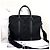 Prada Sac porte-documents cabas en nylon Saffiano noir - vue 4