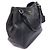 Prada Tote Bag in Vitello Daino nero con scritte dorate - vista 2