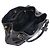 Prada Tote Bag in Vitello Daino nero con scritte dorate - vista 5