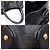 Prada Tote Bag in Vitello Daino nero con scritte dorate - vista 6