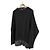 Maison Martin Margiela Oversized Sweatshirt mit Lagen-Optik und Distressed-Effekt Schwarz Braun