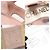 Chanel Sandali con tacco zeppo con logo CC laterale in scamosciato rosa chiaro - vista 7