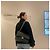 Chanel Borsa Classic Large Flap Nera Caviar Argento Nero - vista 13