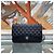 Chanel Borsa Classic Large Flap Nera Caviar Argento Nero - vista 3
