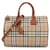 Burberry Borsa da Bowling Medium Check Marrone  - vista 1