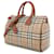 Burberry Borsa da Bowling Medium Check Marrone  - vista 4