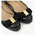 Salvatore Ferragamo Mocassini in vernice con fiocco nero - vista 6