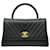 Chanel Coco Handle Chevron Medium Gold Series Nero  - vista 1