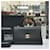 Chanel Coco Handle Chevron Medium Gold Series Nero  - vista 3