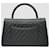 Chanel Coco Handle Chevron Medium Gold Series Nero  - vista 9