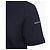 Kiton T-shirt a maniche corte blu navy con polo a collo con zip e logo ricamato - vista 5