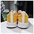 Kiton Sneakers in mesh di cotone Giallo - vista 3