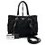 Prada Borsa Tote e Borsa a Spalla in Nylon Pocono Argento Nero