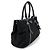 Prada Borsa Tote e Borsa a Spalla in Nylon Pocono Argento Nero - vista 5