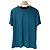 Loro Piana Kurzärmeliges Cashmere-T-Shirt mit Rundhalsausschnitt Blau