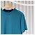 Loro Piana Kurzärmeliges Cashmere-T-Shirt mit Rundhalsausschnitt Blau - Ansicht 4
