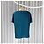 Loro Piana Kurzärmeliges Cashmere-T-Shirt mit Rundhalsausschnitt Blau - Ansicht 6