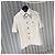 Louis Vuitton Camicia-giacca in seta e cotone con tasca con logo Avorio Bianco - vista 3