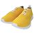 Kiton Sneakers in mesh di cotone giallo
