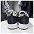 Kiton Sneakers in mesh di cotone nero - vista 4