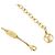 Louis Vuitton Bracciale LV Iconic in Oro da Donna D'oro - vista 5