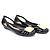 Salvatore Ferragamo Ballerine Jelly Bermuda con logo dorato Nero - vista 3