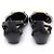 Salvatore Ferragamo Ballerine Jelly Bermuda con logo dorato Nero - vista 4