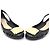 Salvatore Ferragamo Ballerine Jelly Bermuda con logo dorato Nero - vista 6