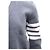 Thom Browne Gestreifter V-Ausschnitt-Cardigan aus Virgin Wool Braun - Ansicht 4
