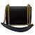 Prada Borsa a tracolla con patta a catena in pelle Saffiano Nero Oro - vista 5