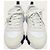 Hermès Sneakers Bouncing in pelle bianca e nera con logo Bianco - vista 6