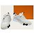 Hermès Sneakers Bouncing in pelle bianca e nera con logo Bianco - vista 8