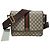 Gucci Borsa Messenger GG Supreme Canvas Ophidia Medium Marrone