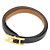 Hermès Black Leather Double Tour Strap Bracelet - view 2