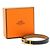Hermès Black Leather Double Tour Strap Bracelet - view 7