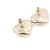 Chanel Brincos CC Pearl Heart - vista 3