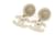 Chanel Orecchini Gold Crystal CC Logo D'oro