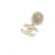 Chanel Orecchini Gold Crystal CC Logo D'oro - vista 2