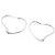 Tiffany & Co Elsa Peretti Open Heart Hoop Earrings