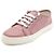 Gucci Sneakers basse GG Supreme in tela rosa - vista 2