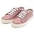 Gucci Sneakers basse GG Supreme in tela rosa - vista 3