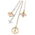 Louis Vuitton Orecchini pendenti con perla monogramma oro D'oro - vista 4