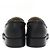 Chanel Mocassini da donna in pelle di vitello nera con CC dorato Nero - vista 6