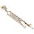 Chanel Orecchini pendenti Crystal Initial Logo Season Multicolore - vista 2